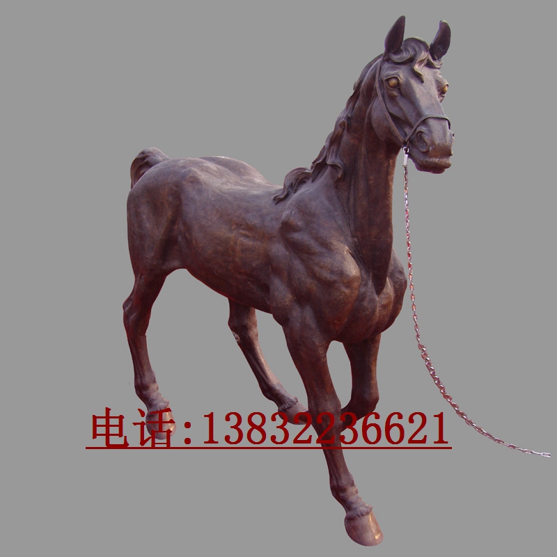 金属动物雕塑不锈钢马图片