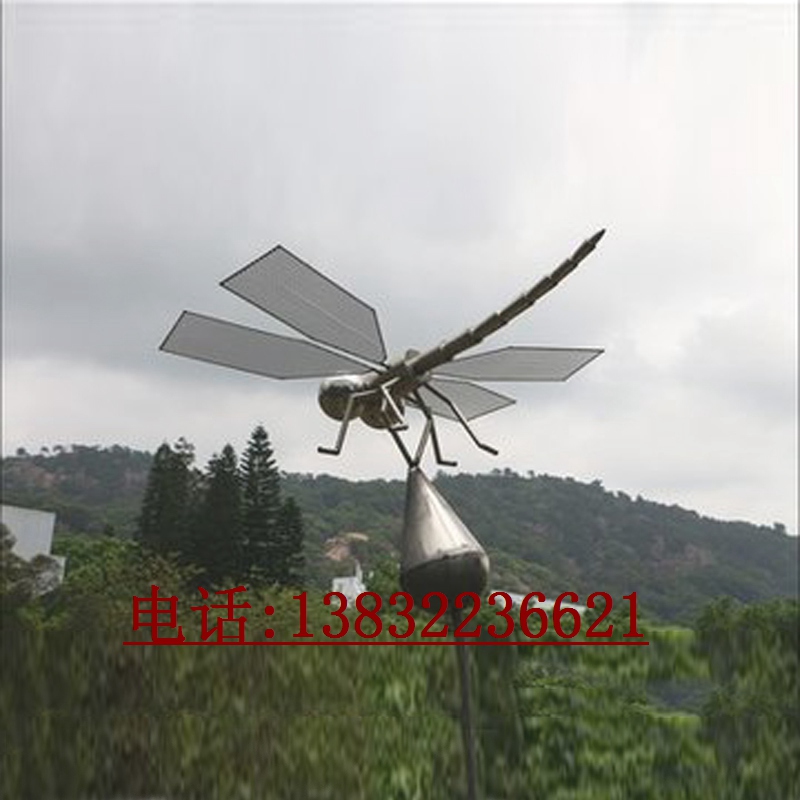金属镂空不锈钢蜻蜓雕塑制作