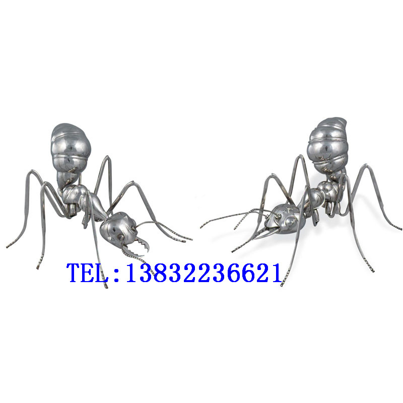 创意不锈钢动物蚂蚁雕塑厂家直销