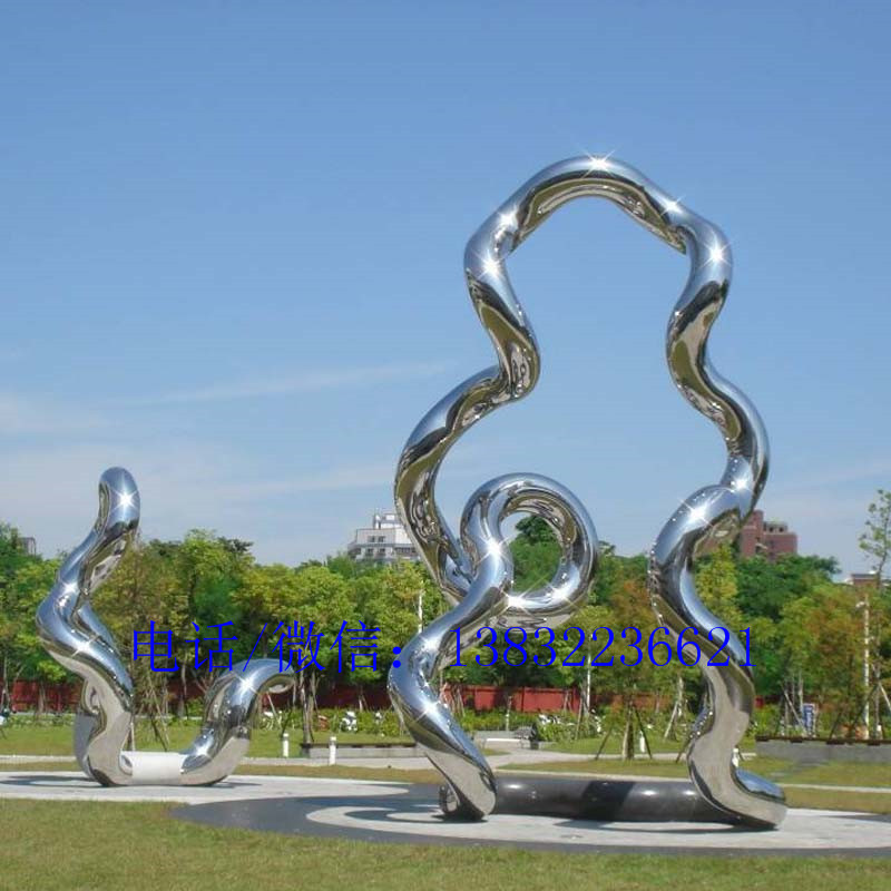 公园创意镜面不锈钢雕塑厂家加工